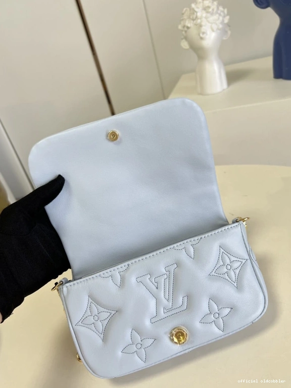 Official oldcobbler STRAP ON WALLET VUITTON BUBBLEGRAM LOUIS 0824
